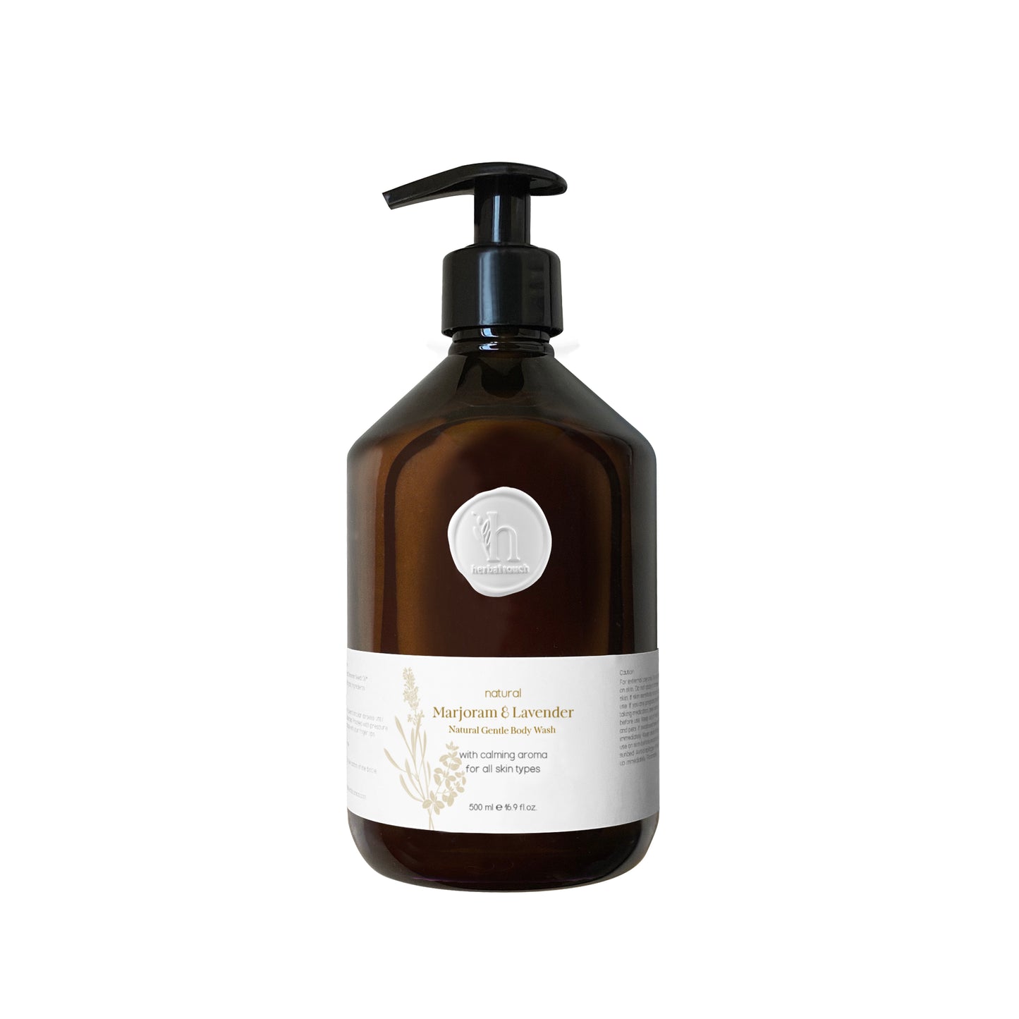 Herbal Touch Marjoram & Lavender Natural Gentle Body Wash 500ml